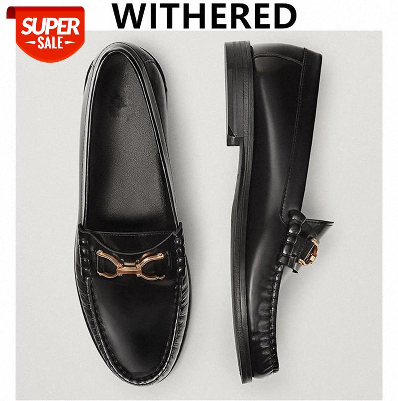 Withered 2020 england fashion simple Metal buckle cowhide vintage slip-on loafers women shoes woman women shoes flat #zB6c
Withered 2020 england fashion simple Metal buckle cowhide vintage slip-on loafers women shoes woman women shoes flat #zB6c
