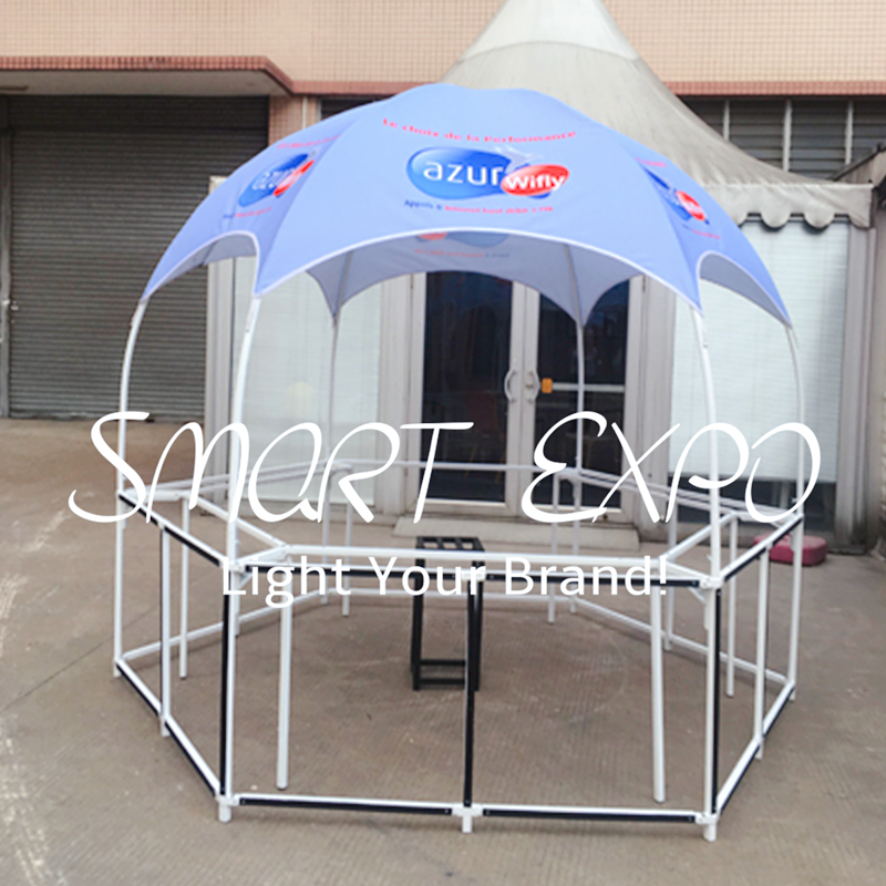 Promotion Counter Outdoor Exhibition Booth 3x3 Advertising Display Dome Tent for Event