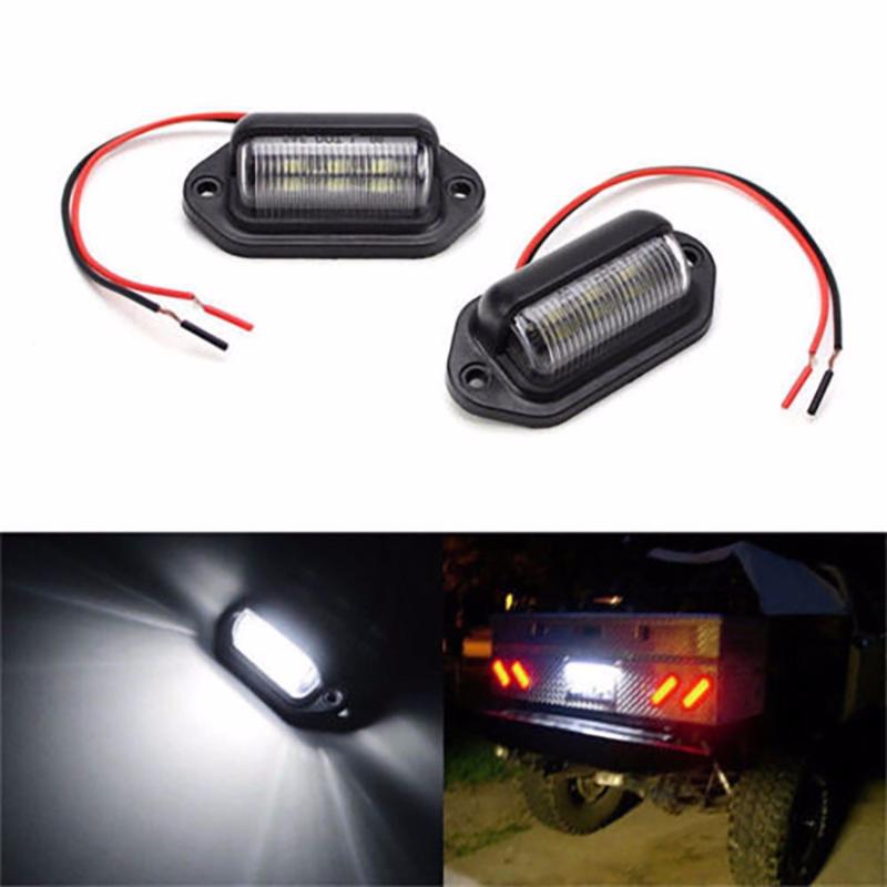 Car Headlights Waterproof 6 LED 12V License Plate Light Boat Truck Trailer Step Lamp 2pcs L0327
Car Headlights Waterproof 6 LED 12V License Plate Light Boat Truck Trailer Step Lamp 2pcs L0327