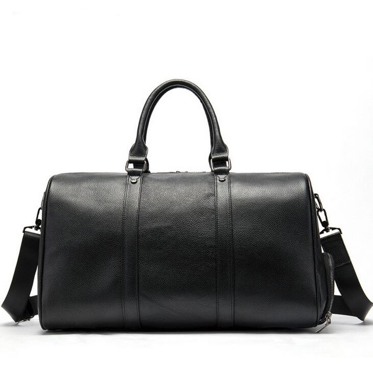 Genuine cowhide casual hand tote travel luggage bag with independent position single strap shoulder messenger bags 2292, Black
Genuine cowhide casual hand tote travel luggage bag with independent position single strap shoulder messenger bags 2292, Black