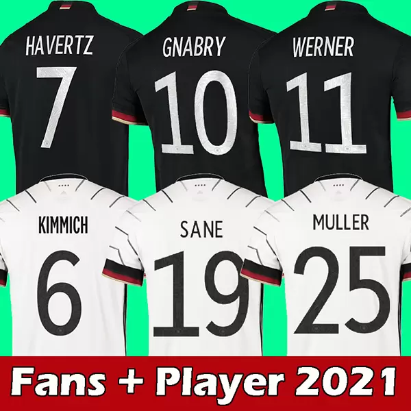 Germany Soccer Jerseys Fans Player Kehrer Reus MULLER HUMMELS HAVERTZ SANE Football Shirt Top Quality Gosens GORETZKA Men Kids Kit, Player version
Germany Soccer Jerseys Fans Player Kehrer Reus MULLER HUMMELS HAVERTZ SANE Football Shirt Top Quality Gosens GORETZKA Men Kids Kit, Player version