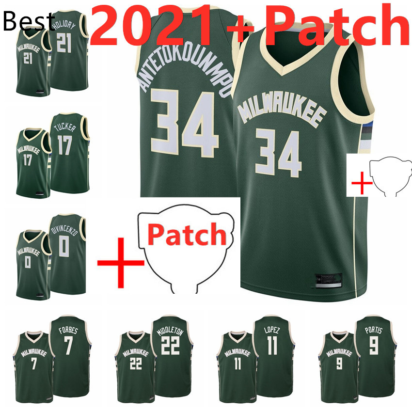 The Finals Basketball Giannis Antetokounmpo MilwaukeeBucksJersey 34 Khris Middleton 22 Jrue Holiday 21 Lopez Portis Forbes Tucke, White;black
The Finals Basketball Giannis Antetokounmpo MilwaukeeBucksJersey 34 Khris Middleton 22 Jrue Holiday 21 Lopez Portis Forbes Tucke, White;black