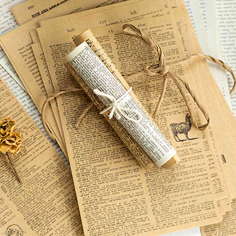 57 Sheets/Pack Scrapbook Decorate Nice Gift Material Book DIY Craft Multi Purpose Folding Handmade Papers Retro Style