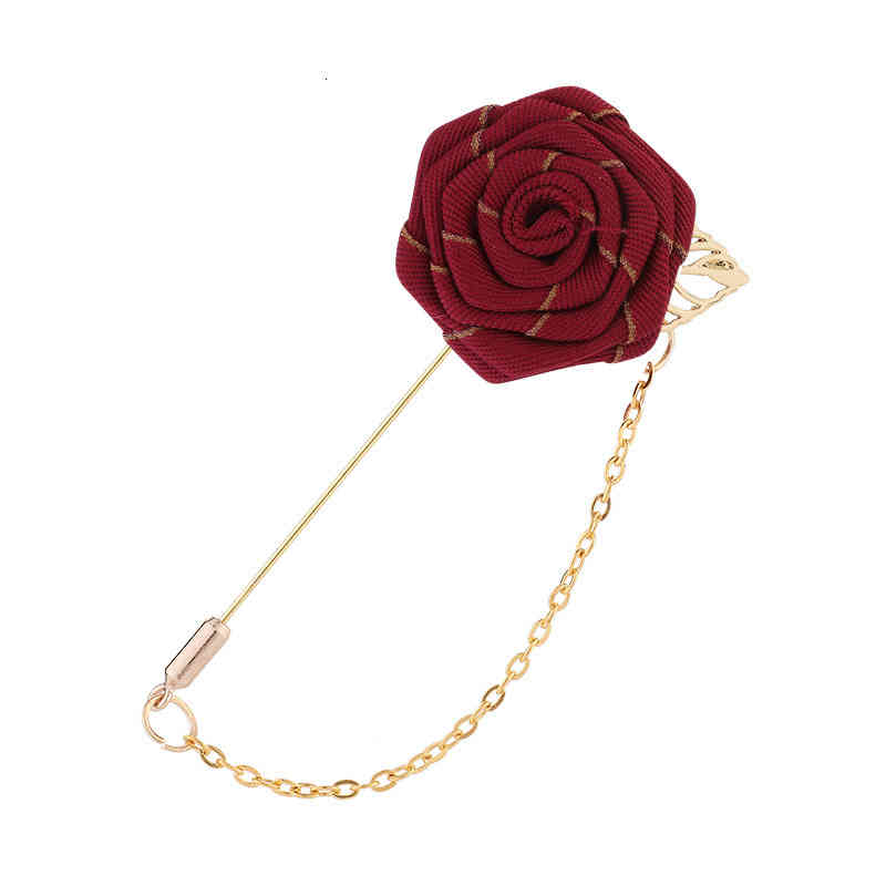 Brooch Suit Host Male and Female Collar Pin Versatile Rose Best Man Wedding Bridegroom Men's