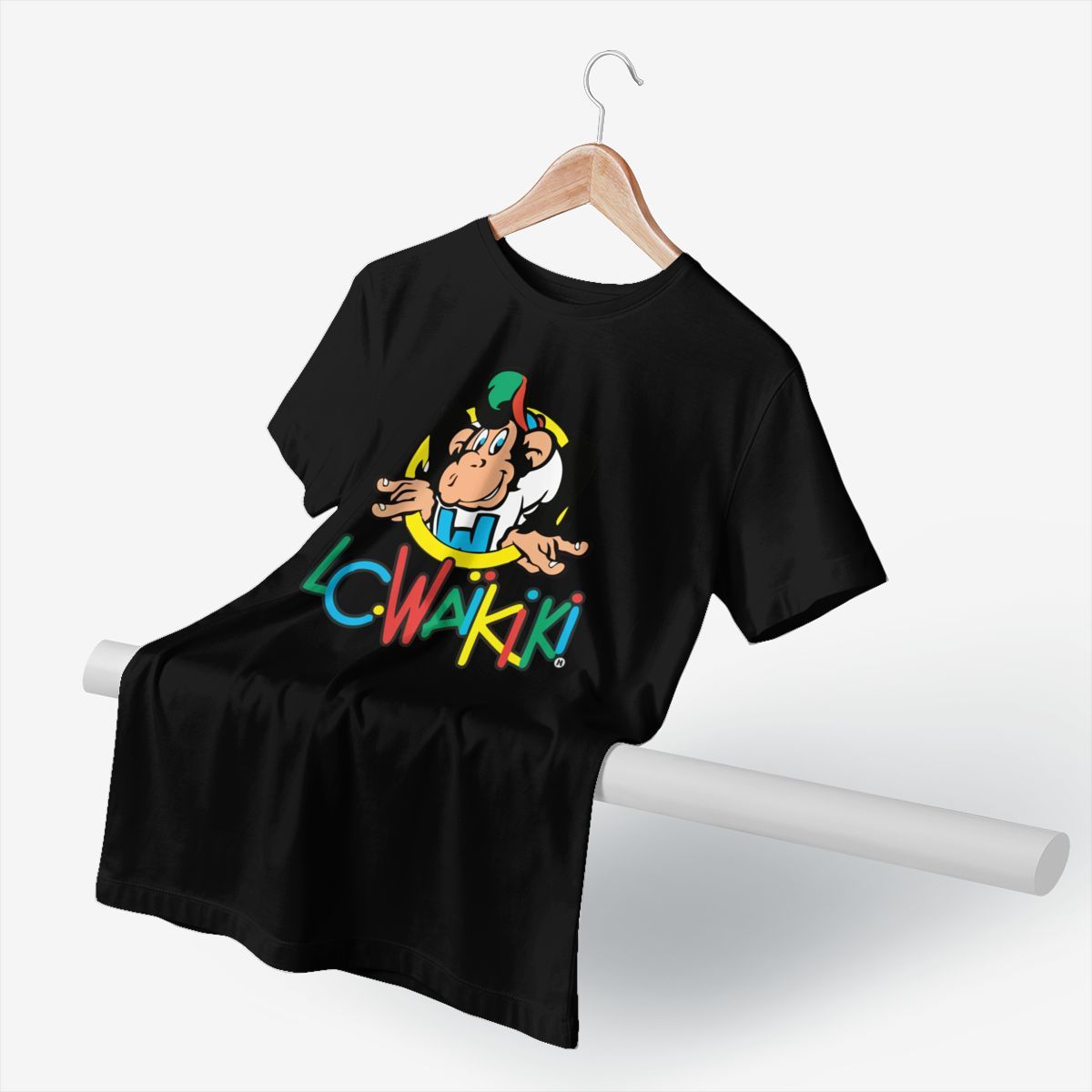 Monkey T Shirt LC Waikiki Monkey Merchandise T-Shirt Graphic Cotton Tee Shirt Mens Short Sleeves Beach Tshirt 210329 - view 4