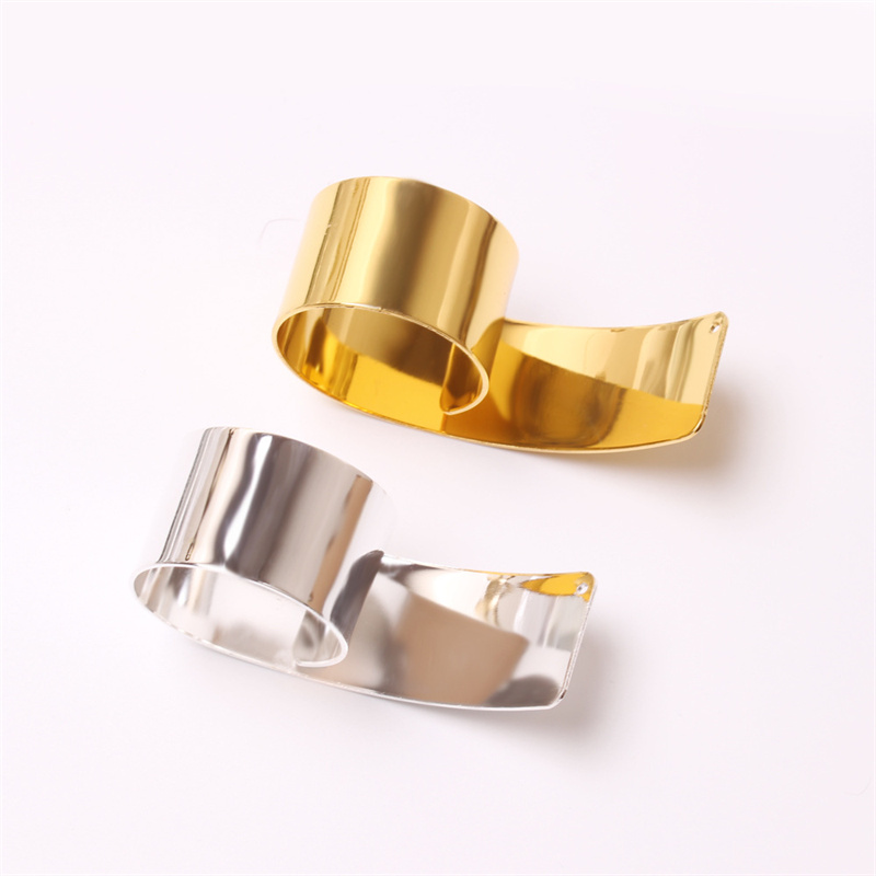 Special Metal Fork Napkin Ring Holder Gold Silver