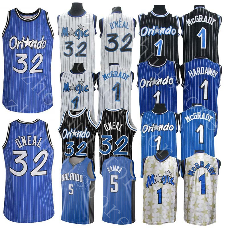 Mens 1 Tracy McGrady Vintage Orlando Magic Throwback Jersey Retro Shaquille O'Neal 32 Penny Hardaway 1 Basketball Jerseys, Black;red
Mens 1 Tracy McGrady Vintage Orlando Magic Throwback Jersey Retro Shaquille O'Neal 32 Penny Hardaway 1 Basketball Jerseys, Black;red