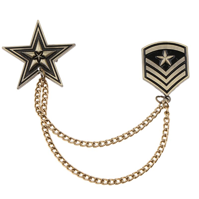 Pins, Brooches Women Men Vintage Charm Military Uniform Medal Badges Pentagram Brooch Jewelry Gift
Pins, Brooches Women Men Vintage Charm Military Uniform Medal Badges Pentagram Brooch Jewelry Gift