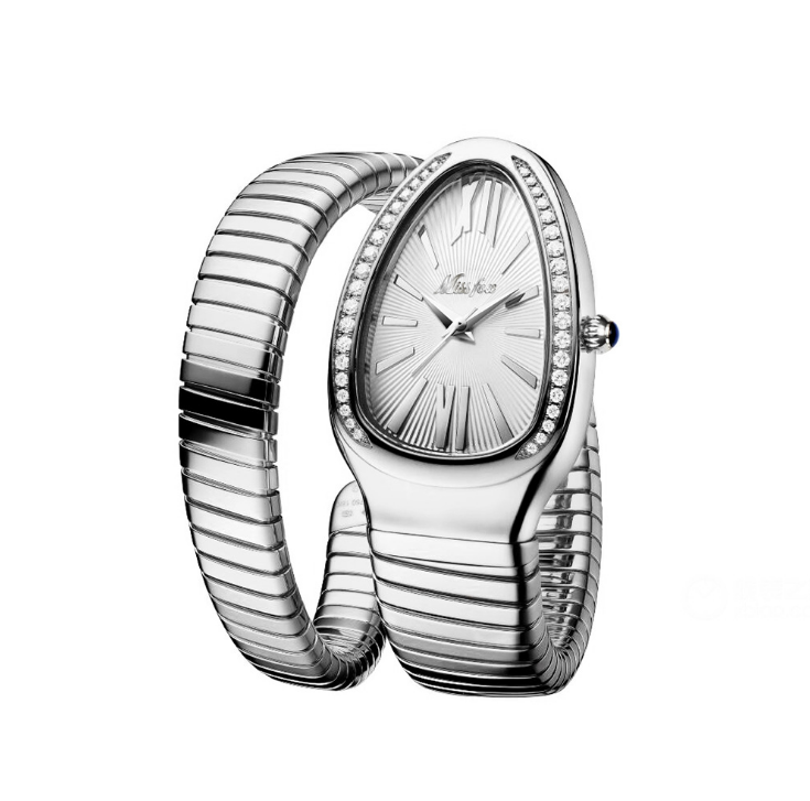 MISSFOX Dazzling Quartz Womens Watch Mysterious Snake Shape Design Bracelet Czech Rhinestones Diamond Ladies Watches Comfortable Feminine Wristwatches
MISSFOX Dazzling Quartz Womens Watch Mysterious Snake Shape Design Bracelet Czech Rhinestones Diamond Ladies Watches Comfortable Feminine Wristwatches