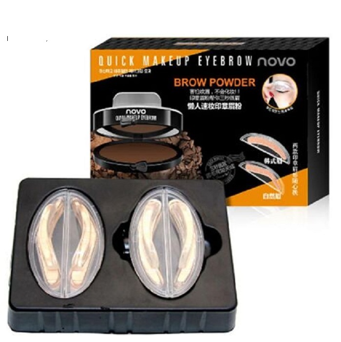 NOVO Brand Eyes Makeup Brow Stamp Seal Eyebrow Powder Waterproof Grey Brown Eye with Stencils Brush Tools, Customize
NOVO Brand Eyes Makeup Brow Stamp Seal Eyebrow Powder Waterproof Grey Brown Eye with Stencils Brush Tools, Customize