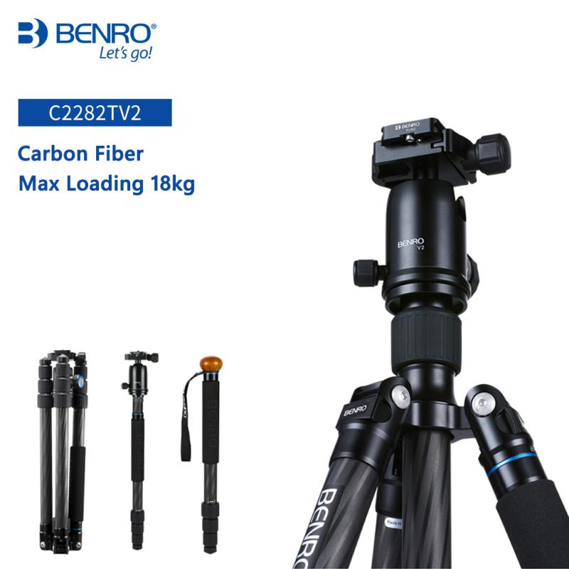 Benro C2282TV2 Tripod Carbon Fiber Flexible Monopod Camera Stand With V2 Ball Head Max Loading 18kg For Nikon Canon DSLR Tripods
Benro C2282TV2 Tripod Carbon Fiber Flexible Monopod Camera Stand With V2 Ball Head Max Loading 18kg For Nikon Canon DSLR Tripods