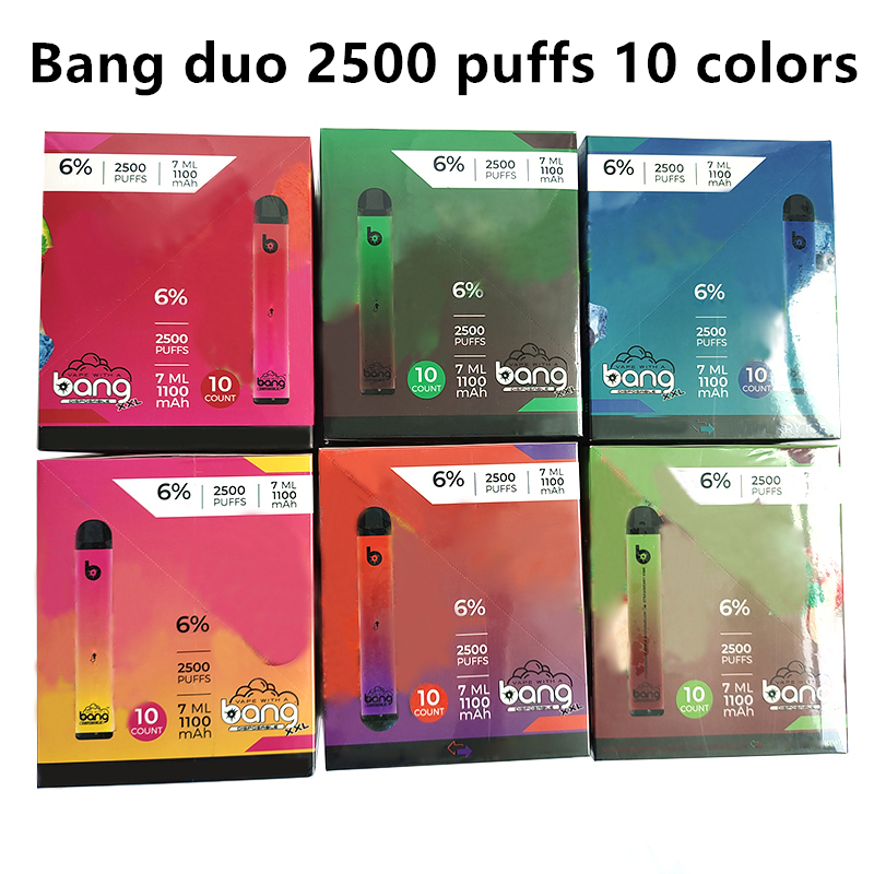Bang XXL Switch Duo disposable Vapes Pen Device Pod E Cigarette Kit 2500 Puffs 7ml 1100mAh 6% Oil Pods Vs Gunpod
Bang XXL Switch Duo disposable Vapes Pen Device Pod E Cigarette Kit 2500 Puffs 7ml 1100mAh 6% Oil Pods Vs Gunpod