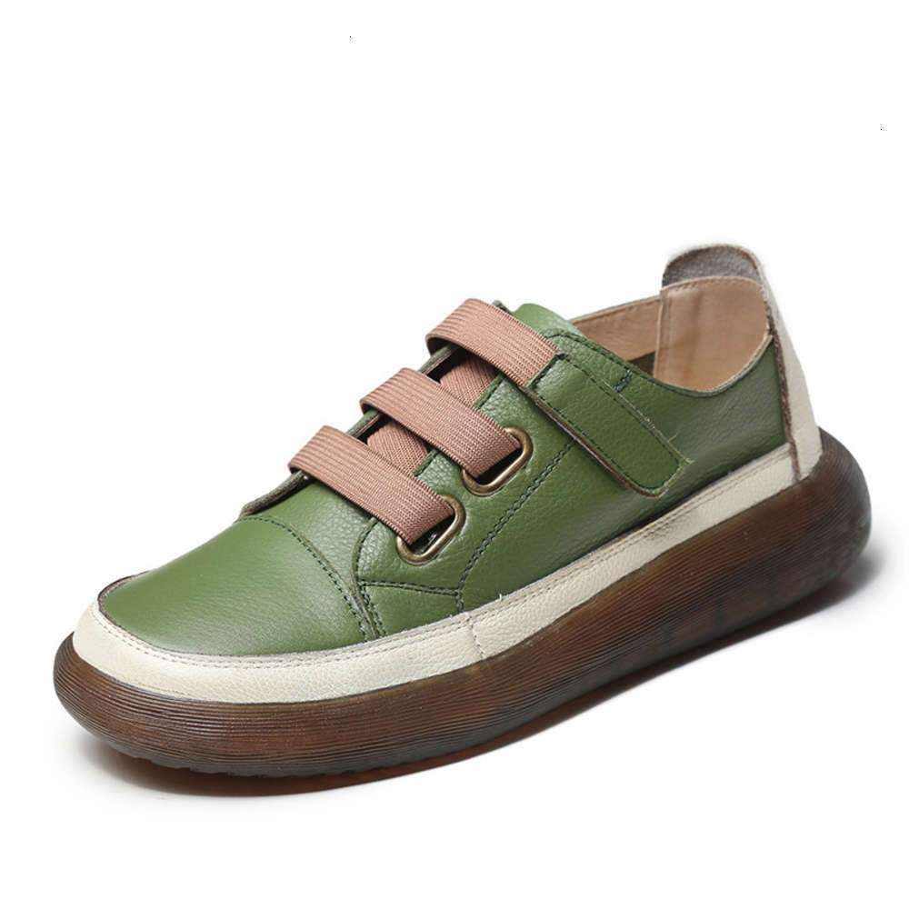 new 2021 spring Casual shoes Mori women's low top leather soft sole casual Velcro flat single large 8949 97QA, Black
new 2021 spring Casual shoes Mori women's low top leather soft sole casual Velcro flat single large 8949 97QA, Black