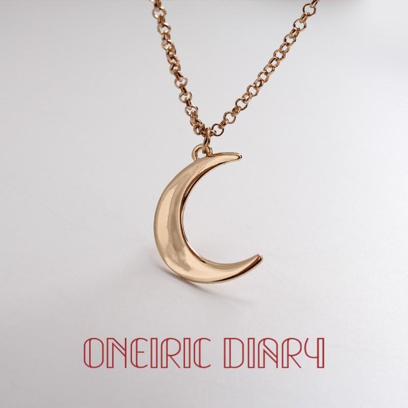 Chains ONEIRIC DIARY 2021 Minimalist Fashion Moon Golden Plated Chain Temperament Crescent Clavicle Necklaces For Women, Silver
Chains ONEIRIC DIARY 2021 Minimalist Fashion Moon Golden Plated Chain Temperament Crescent Clavicle Necklaces For Women, Silver