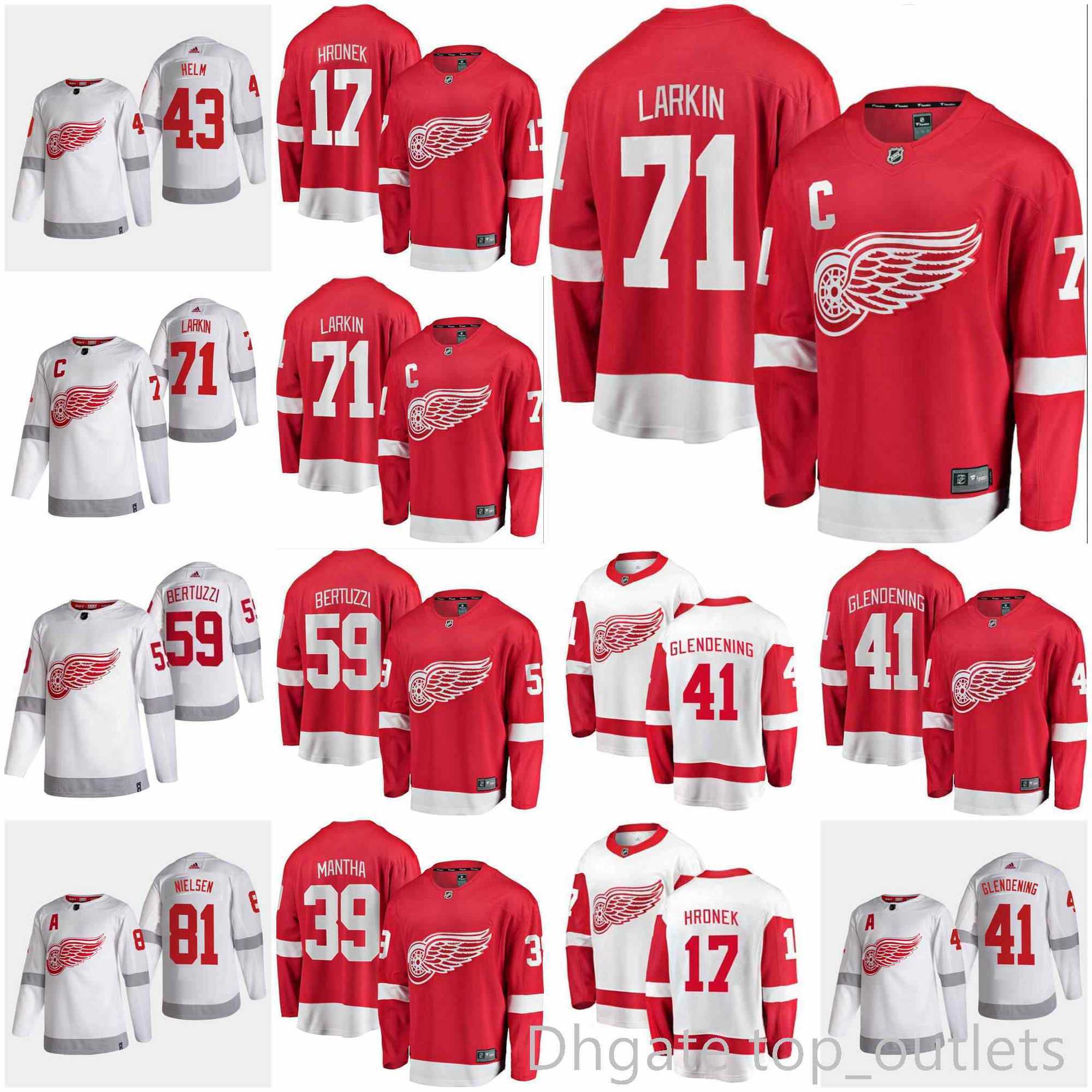 2021 Reverse Retro Detroit Red Wings Hockey Jerseys Men Dylan Larkin Jersey Luke Glendening Tyler Bertuzzi Filip Hronek Darren Helm Frans Ni, Black;red
2021 Reverse Retro Detroit Red Wings Hockey Jerseys Men Dylan Larkin Jersey Luke Glendening Tyler Bertuzzi Filip Hronek Darren Helm Frans Ni, Black;red