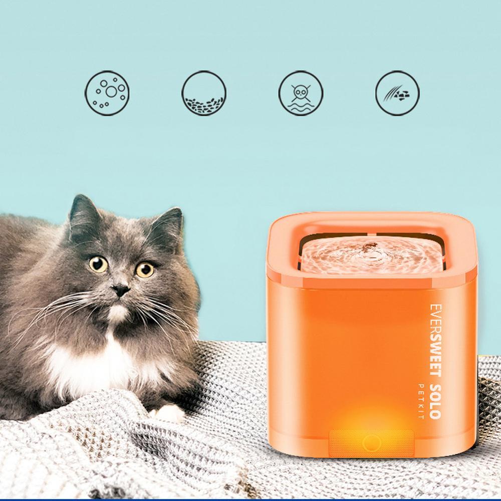 PETKIT 1.8L Smart Cat Water Dispenser Bowl Filter Anti Static-Electricity Automatic Cat Water Fountain Feeder For Kitten Puppy
