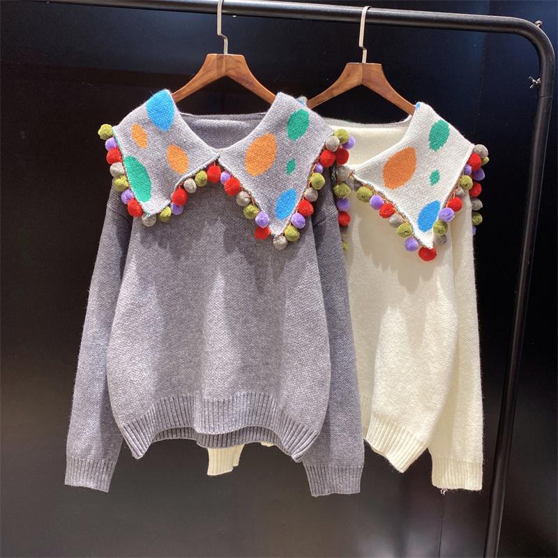 Women's Sweaters Korobov 2021 Autumn Winter Women Korean Chic Sweet Japanese Sueter Mujer Vintage Elegant Jumpers Femme, White;black
Women's Sweaters Korobov 2021 Autumn Winter Women Korean Chic Sweet Japanese Sueter Mujer Vintage Elegant Jumpers Femme, White;black