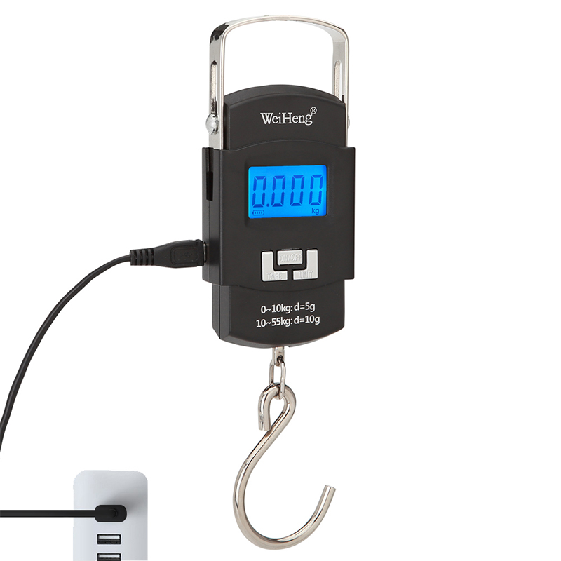 55KG 10g USB Charging Electronic Digital Scale Hanging Hook Fishing Travel Double Precision Luggage Weight Scale Balance Scales
55KG 10g USB Charging Electronic Digital Scale Hanging Hook Fishing Travel Double Precision Luggage Weight Scale Balance Scales