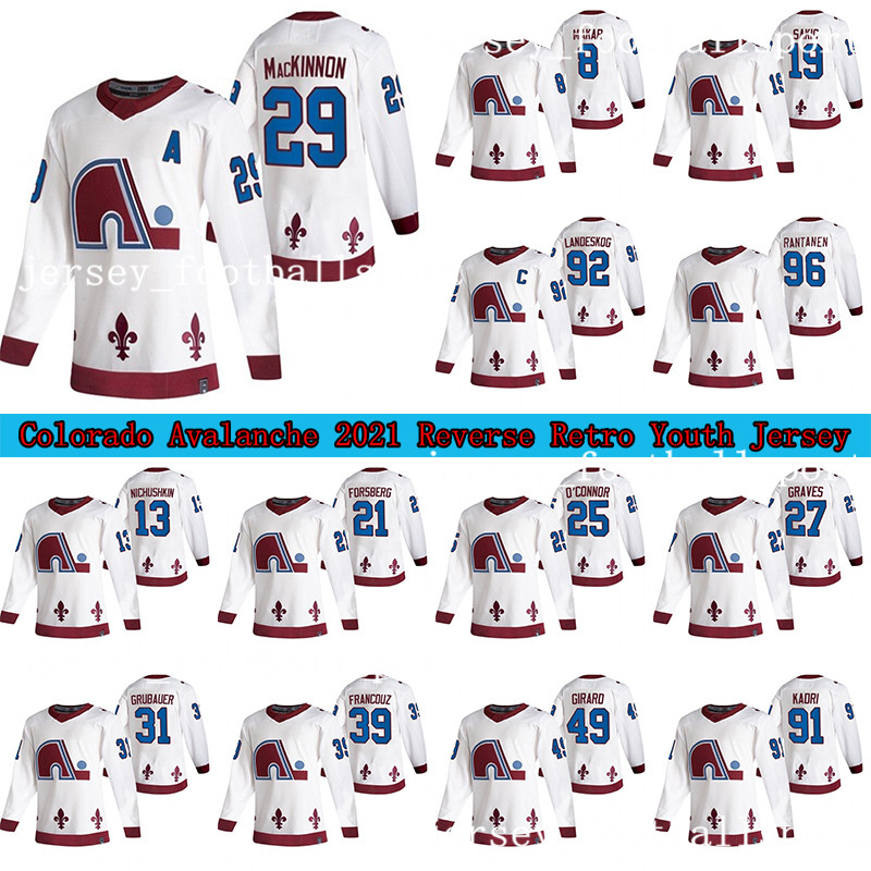 Nathan MacKinnon Colorado Avalanche 2021 Reverse Retro Kids Jersey 8 Cale Makar 31 Philipp Grubauer 49 Samuel Girard Hockey Jerseys, Black;red
Nathan MacKinnon Colorado Avalanche 2021 Reverse Retro Kids Jersey 8 Cale Makar 31 Philipp Grubauer 49 Samuel Girard Hockey Jerseys, Black;red