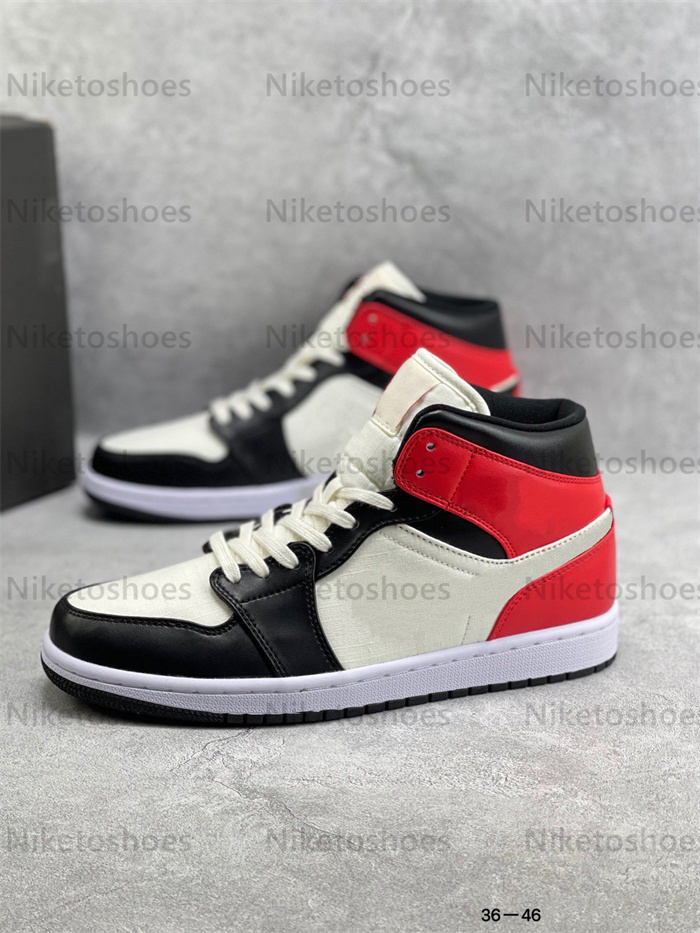 Newsprint 1 Mid Basketball shoes White Black Red Chicago Chaussures University Red Women Sports Sneakers Outdoor Trainer, 01 
Newsprint 1 Mid Basketball shoes White Black Red Chicago Chaussures University Red Women Sports Sneakers Outdoor Trainer, 01