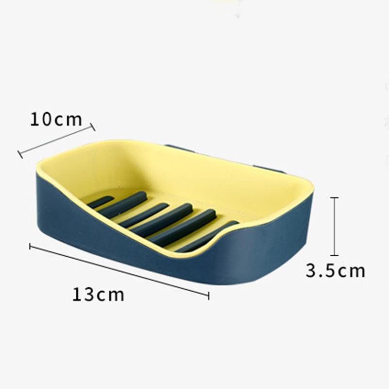 Storage Boxes & Bins Adhesive Soap Holder Box With Water Collector Raised Bar Dual-Layer Dish For Bathroom Kitchen H88F
Storage Boxes & Bins Adhesive Soap Holder Box With Water Collector Raised Bar Dual-Layer Dish For Bathroom Kitchen H88F