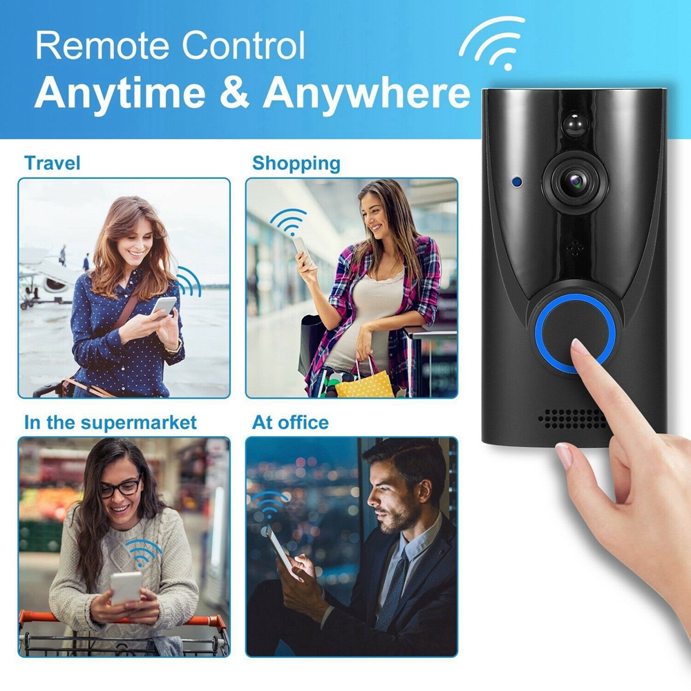 M16 WIFI Doorbell Waterproof Smart Video Door Chime 720P Wireless Intercom FIR Alarm IR Night Vision IP Camera