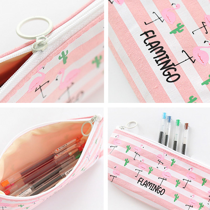 Kawaii Pencil Stationery Flamingo School Supplies Cartoon Animals Cute Kid Gifts