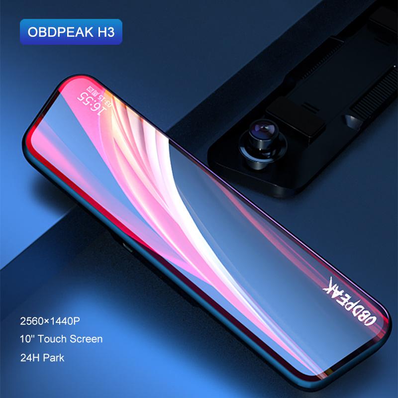 Car Rear View Cameras& Parking Sensors OBDPEAK H3 10" 2K 1440P Streaming Dvr Camera Mirror Dashcam 24H Park Auto Video Cam Recorder Dual Das
Car Rear View Cameras& Parking Sensors OBDPEAK H3 10" 2K 1440P Streaming Dvr Camera Mirror Dashcam 24H Park Auto Video Cam Recorder Dual Das