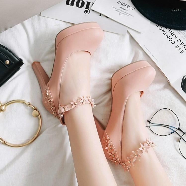 Dress Shoes 2021 Spring High-heeled Women's Sweet Thick-heeled Platform Muffin Flower Princess Shallow Mouth Round Head High, Beige
Dress Shoes 2021 Spring High-heeled Women's Sweet Thick-heeled Platform Muffin Flower Princess Shallow Mouth Round Head High, Beige