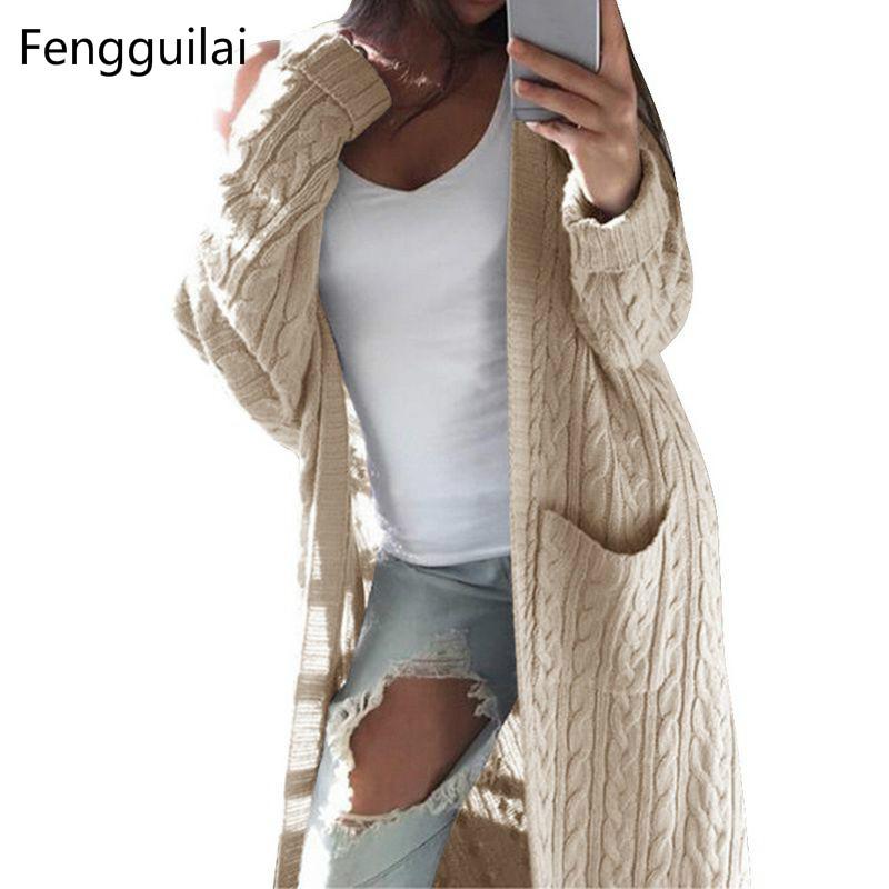 Women's Sweaters Long Cardigan Women Sleeve Warm Knitted Sweater Cardigans Autumn Winter Womens 2021 Jersey Mujer Invierno, Black
Women's Sweaters Long Cardigan Women Sleeve Warm Knitted Sweater Cardigans Autumn Winter Womens 2021 Jersey Mujer Invierno, Black