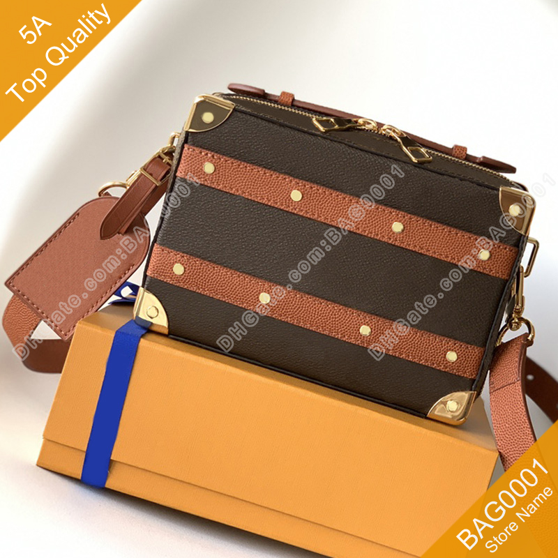 5A Top Quality Fashion Bag Hard-box Canvas Metal Rivet Package Shoulderbag Crossbody With Box B056 (45785) BAG0001, Brown 45785
5A Top Quality Fashion Bag Hard-box Canvas Metal Rivet Package Shoulderbag Crossbody With Box B056 (45785) BAG0001, Brown 45785