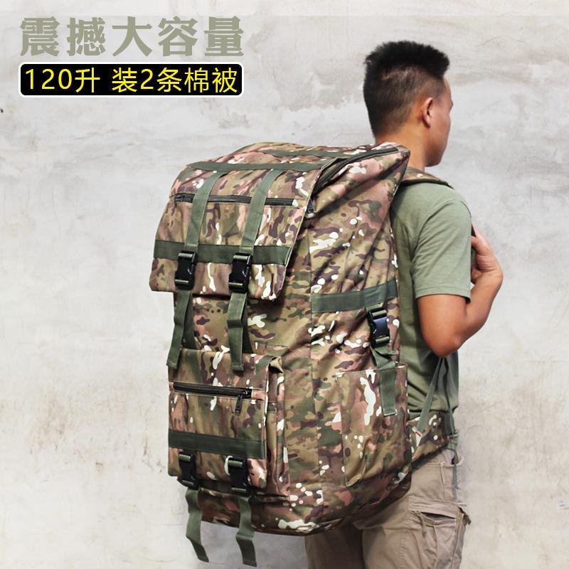 Duffel Bags 120L Large Capacity Waterproof Outdoor Hiking Camping Men's Long-Distance Travel Backpack, Beige
Duffel Bags 120L Large Capacity Waterproof Outdoor Hiking Camping Men's Long-Distance Travel Backpack, Beige