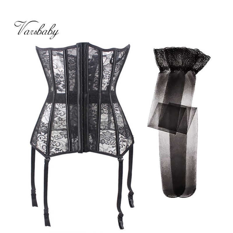 Varsbaby Sexy 2Pcs Body Shapers +Stockings Slim Corsets Shapewear Waist Trainer Large Size S M L XL 2XL 3XL 4XL 5XL 6XL, Black
Varsbaby Sexy 2Pcs Body Shapers +Stockings Slim Corsets Shapewear Waist Trainer Large Size S M L XL 2XL 3XL 4XL 5XL 6XL, Black