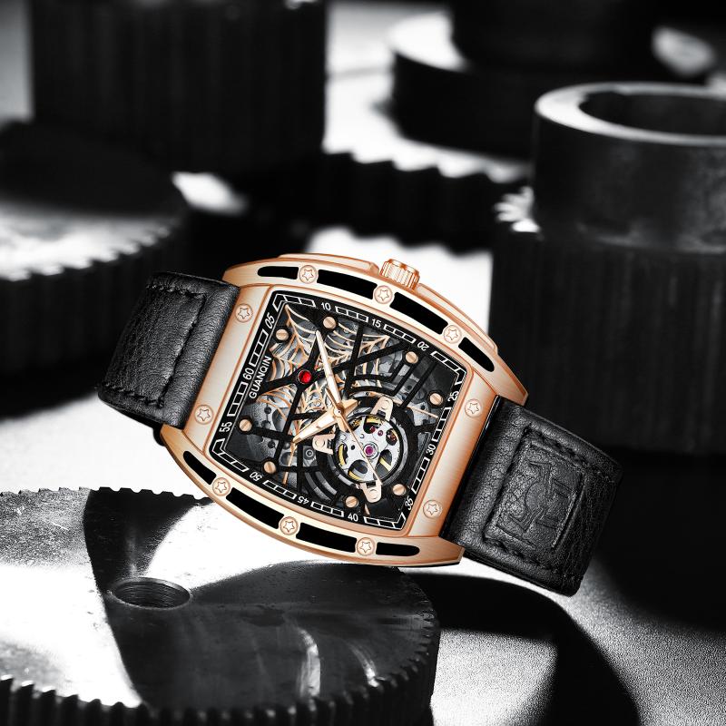 Wristwatches Watches Mens 2021 Mechanical Watch Men Automatic Japanese Movement GUANQIN Sapphire Waterproof Luminouse Wine Barrel Type, Gj16203pbrb
Wristwatches Watches Mens 2021 Mechanical Watch Men Automatic Japanese Movement GUANQIN Sapphire Waterproof Luminouse Wine Barrel Type, Gj16203pbrb