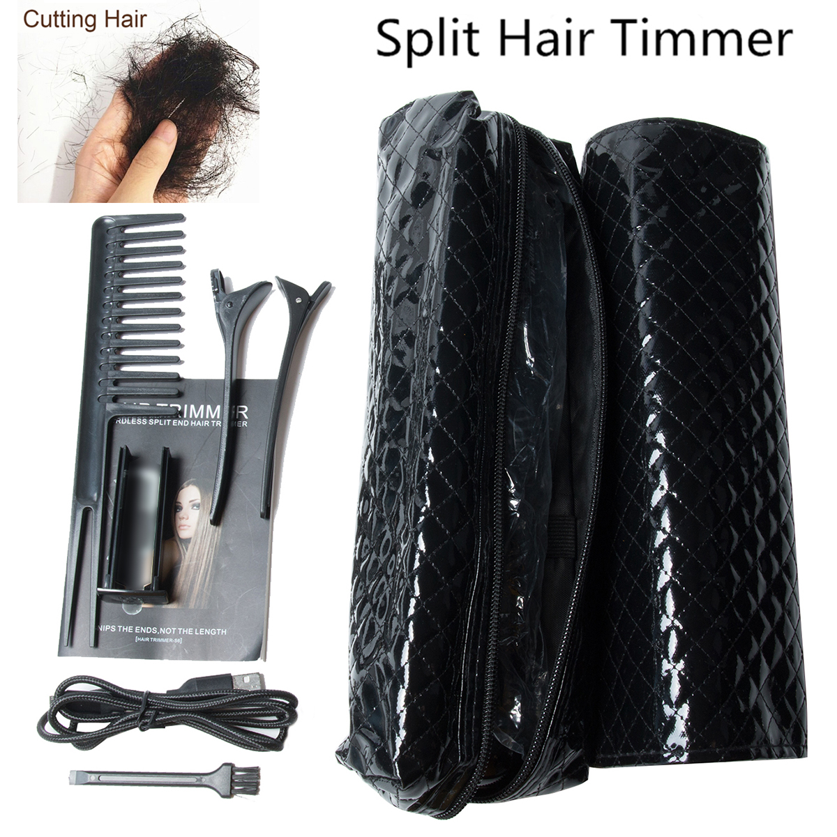 Hair Split Trimmer 2021 New USB Charging Professional Hair Cutter Smooth End Cutting Clipper Beauty Set Bag Product Dual 1/41/8
Hair Split Trimmer 2021 New USB Charging Professional Hair Cutter Smooth End Cutting Clipper Beauty Set Bag Product Dual 1/41/8