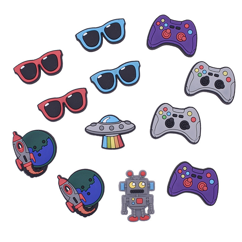 High Imitation Shoe Charms Cactus/Lucky Clover / Sunglasses/Jet Plane Travel Shoe Accessories Decoration for Croc jibz Kid's Party
High Imitation Shoe Charms Cactus/Lucky Clover / Sunglasses/Jet Plane Travel Shoe Accessories Decoration for Croc jibz Kid's Party