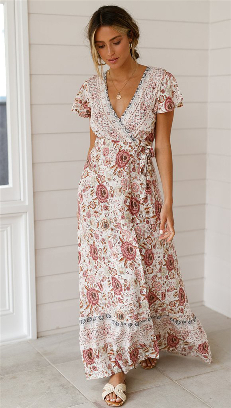 2021vintage chic vestidos women floral print bat sleeve beach long bohemian maxi dress ladies v neck summer boho happie dress, Black;gray
2021vintage chic vestidos women floral print bat sleeve beach long bohemian maxi dress ladies v neck summer boho happie dress, Black;gray