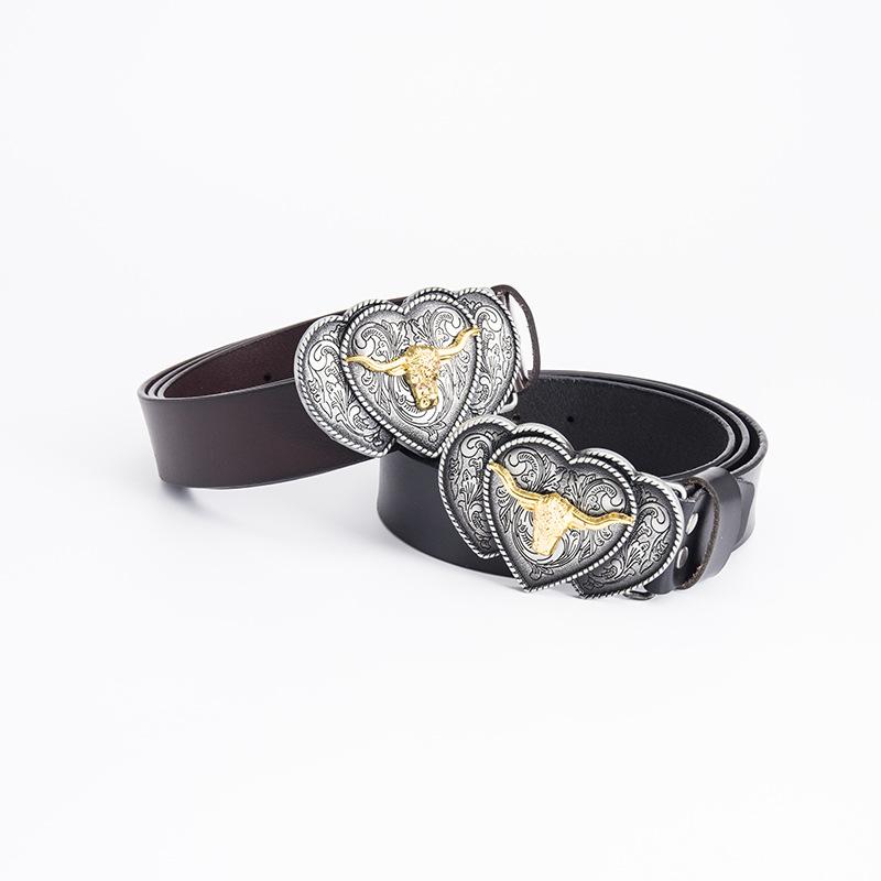 Belts Custom-made Unisex Belt, Whole Cowhide, Long Women's Single Loop Heart-shaped Belt Buckle, Punk For Men And Women, White
Belts Custom-made Unisex Belt, Whole Cowhide, Long Women's Single Loop Heart-shaped Belt Buckle, Punk For Men And Women, White