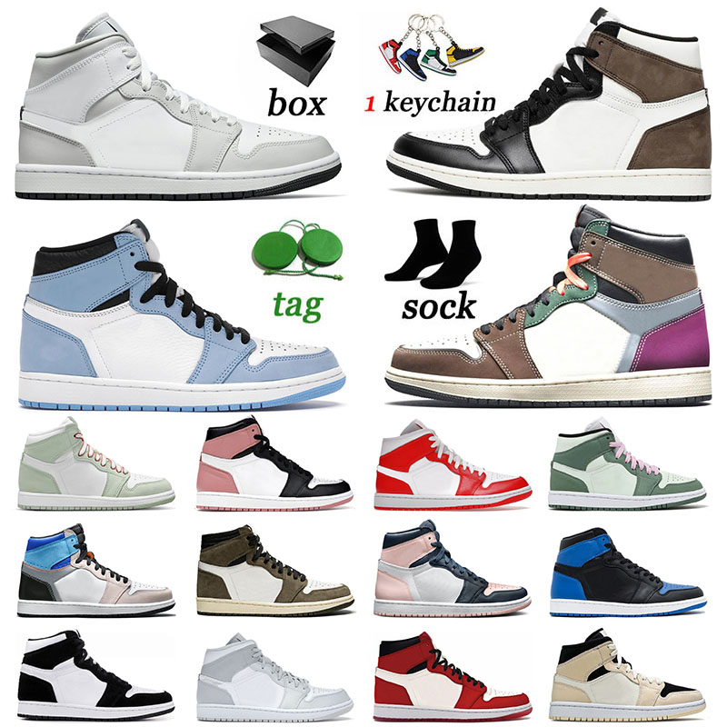 Air Jordan Jorden 1 1s Jumpman Basketball shoes for Mens Retro Jordan1s Bubble Gum High OG Dark Mocha University Blue White Off Mid Seafoam
Air Jordan Jorden 1 1s Jumpman Basketball shoes for Mens Retro Jordan1s Bubble Gum High OG Dark Mocha University Blue White Off Mid Seafoam