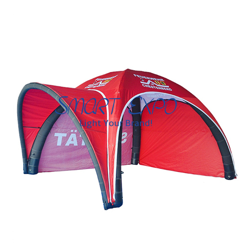 Event Inflatable Advertising Canopy 3x3xH2.6m Air Sealed Type with Custom Graphic Print E-Pump and Carry Bag