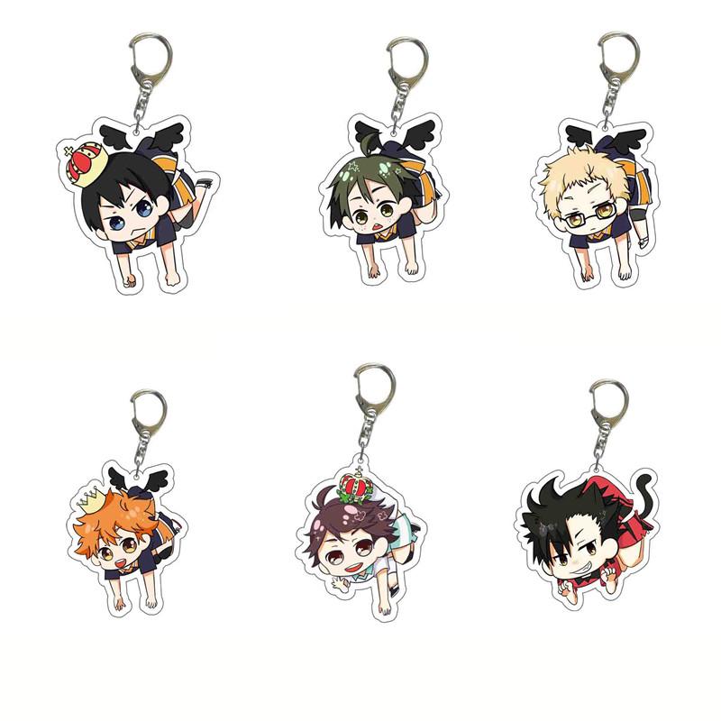Keychains Anime Haikyuu Key Chain Volleyball Boy Acrylic Ring Small Wings Flying Shape Hinata Shoyo Kozume Kenma Keychain For Kids
Keychains Anime Haikyuu Key Chain Volleyball Boy Acrylic Ring Small Wings Flying Shape Hinata Shoyo Kozume Kenma Keychain For Kids
