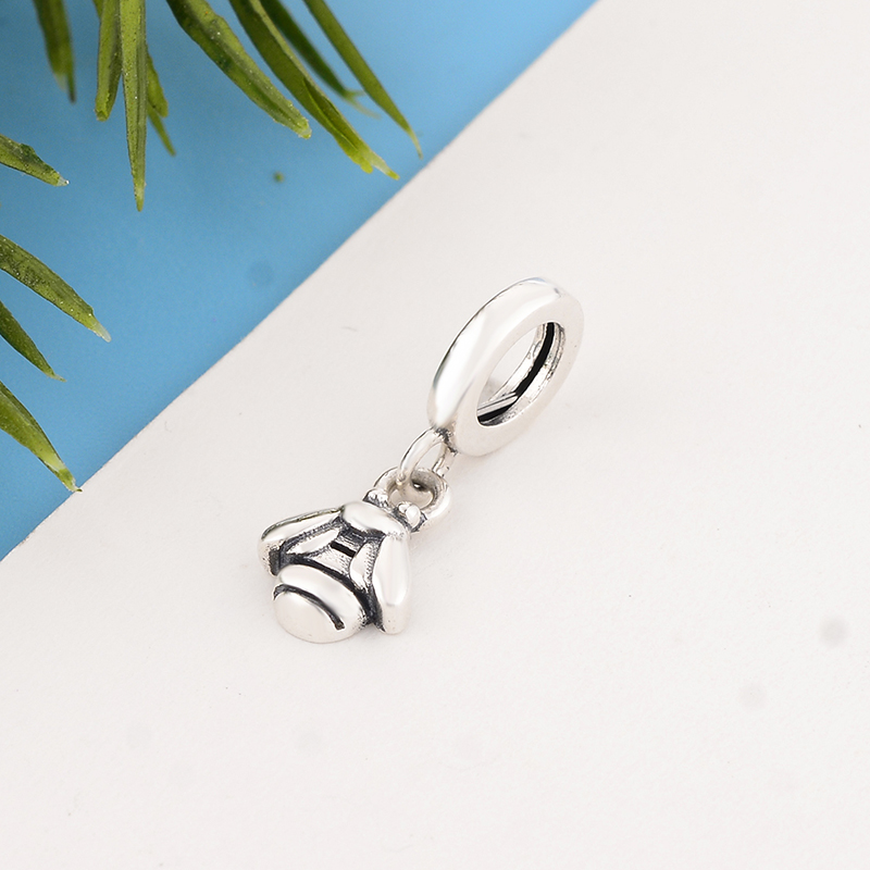 Fit Original Charm Bracelet Authentic 925 Silver Honey Bee Animal Heart Pendant Bead For Making Women Berloque DIY