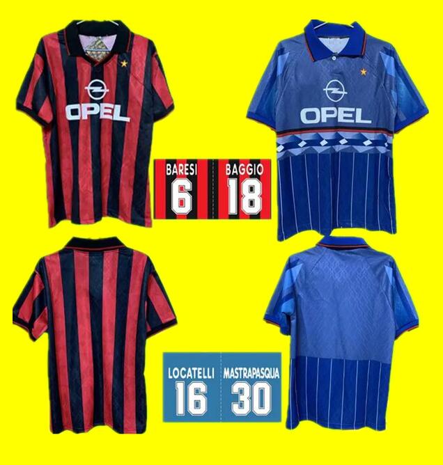 Maillot de foot milan Retro soccer jerseys WEAH AC BAGGIO 1995 1996 SAVICEVIC BARESI VIEIRA classic Vintage 95 96 football shirt home away
Maillot de foot milan Retro soccer jerseys WEAH AC BAGGIO 1995 1996 SAVICEVIC BARESI VIEIRA classic Vintage 95 96 football shirt home away