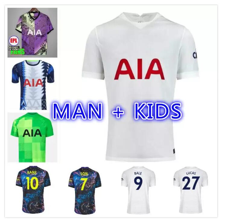 21 22 KANE SON BERGWIJN Soccer Jerseys 2021 2022 LUCAS DELE Football kit shirt BALE NDOMBELE tops Men kids sets boy socks, Black;yellow
21 22 KANE SON BERGWIJN Soccer Jerseys 2021 2022 LUCAS DELE Football kit shirt BALE NDOMBELE tops Men kids sets boy socks, Black;yellow
