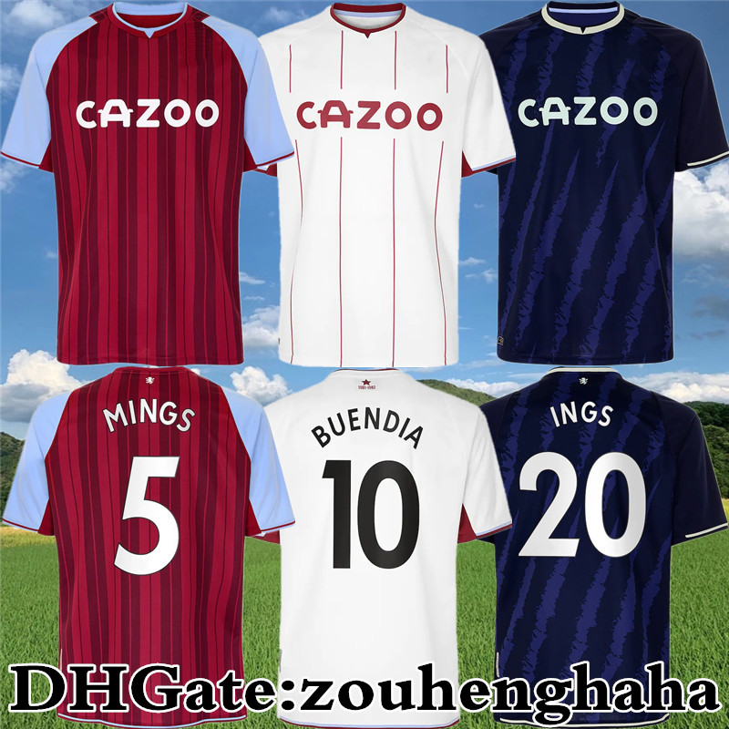 GREALISH WATKINS BUENDÍA Soccer Jerseys 2021 22 Home McGINN AsTon EL GHAZI Maillots De Foot WESLEY VIlla DOUGLAS LUIZ MINGS CASH Away Third, Black;yellow
GREALISH WATKINS BUENDÍA Soccer Jerseys 2021 22 Home McGINN AsTon EL GHAZI Maillots De Foot WESLEY VIlla DOUGLAS LUIZ MINGS CASH Away Third, Black;yellow