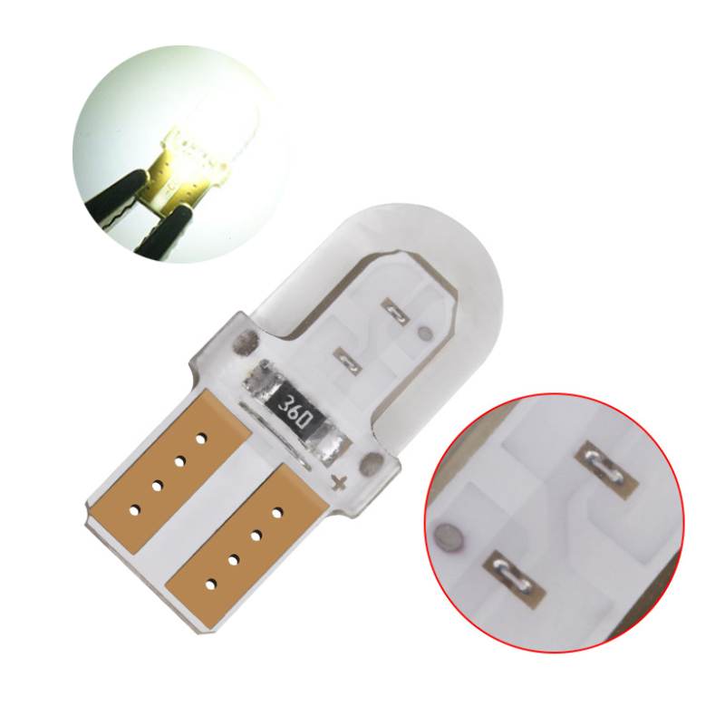 100Pcs White T10 168 194 W5W COB 4 Chips Silicone LED Car Bulbs For Clearance Lamps License Plate Lights 12V
100Pcs White T10 168 194 W5W COB 4 Chips Silicone LED Car Bulbs For Clearance Lamps License Plate Lights 12V