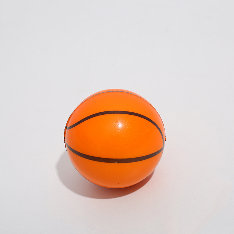 Mini Basketball PU Foam Ball Kindergarten Baby Toy Balls Anti Stress Ball Squeeze Toys Stress Relief Decompression Toys Anxiety Reliever