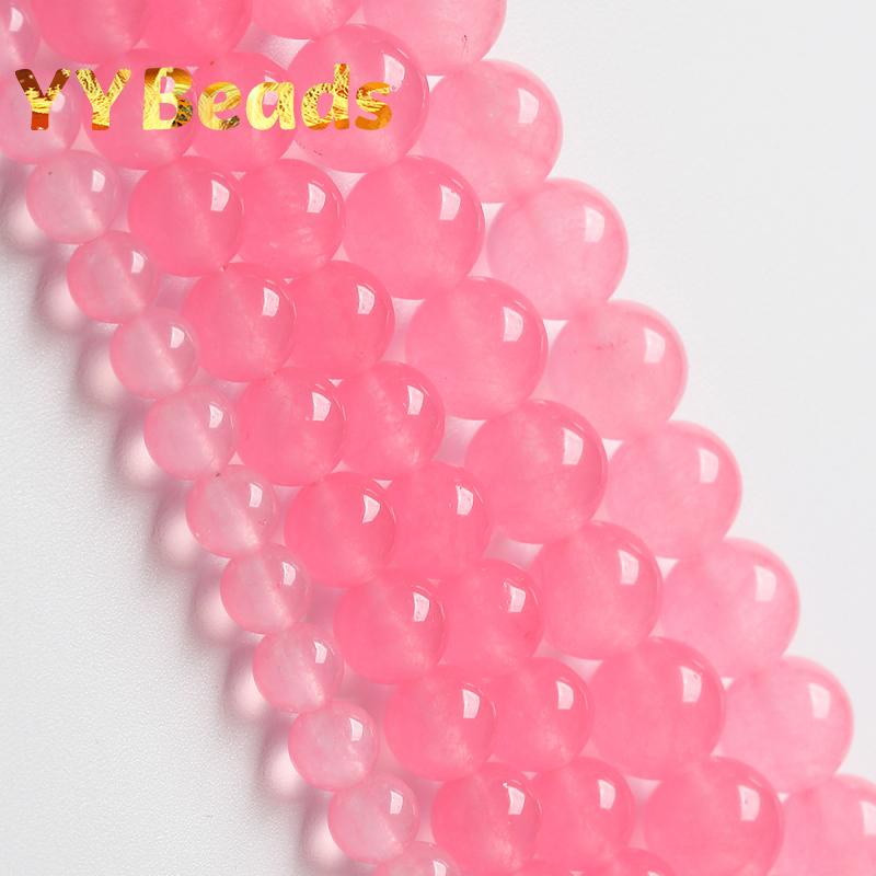 Other 4 6 8 10 12 14mm Pink Jades Chalcedony Beads Natural Gem Stone Loose Spacer For Jewelry Making DIY Charms Necklaces 15"
Other 4 6 8 10 12 14mm Pink Jades Chalcedony Beads Natural Gem Stone Loose Spacer For Jewelry Making DIY Charms Necklaces 15"