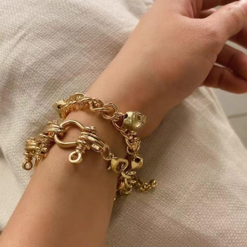 Link, Chain JIJIAWENHUA Trend Alloy Bracelet Two-piece Combination Fashion Temperament Jewelry Accessories
Link, Chain JIJIAWENHUA Trend Alloy Bracelet Two-piece Combination Fashion Temperament Jewelry Accessories