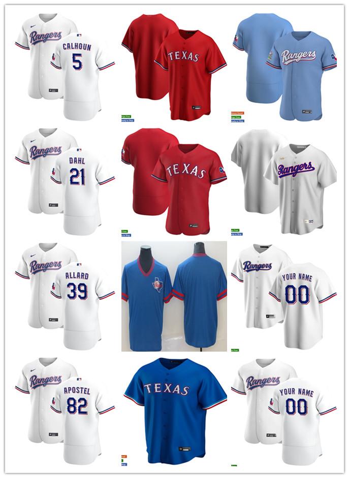 Men Women Youth Texas Rangers 39 Kolby Allard 82 Sherten Apostel 5 Willie Calhoun 21 David Dahl Custom Baseball Jersey Blank red, Blue;black
Men Women Youth Texas Rangers 39 Kolby Allard 82 Sherten Apostel 5 Willie Calhoun 21 David Dahl Custom Baseball Jersey Blank red, Blue;black